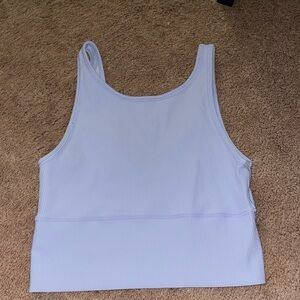 lululemon baby blue crop top
